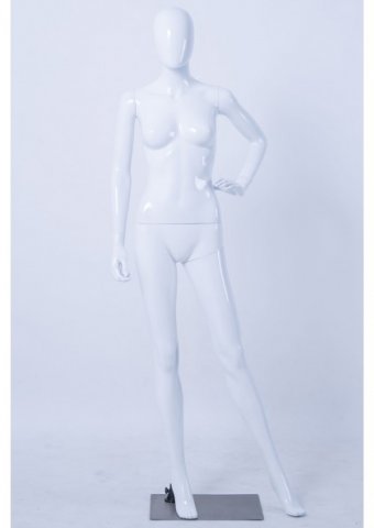 Maniquí de mujer de moda de gran calidad Casual -  Color  Blanco Mate Color 54 Colecciones Colección Casual Estilo Estilo Cabeza Huevo